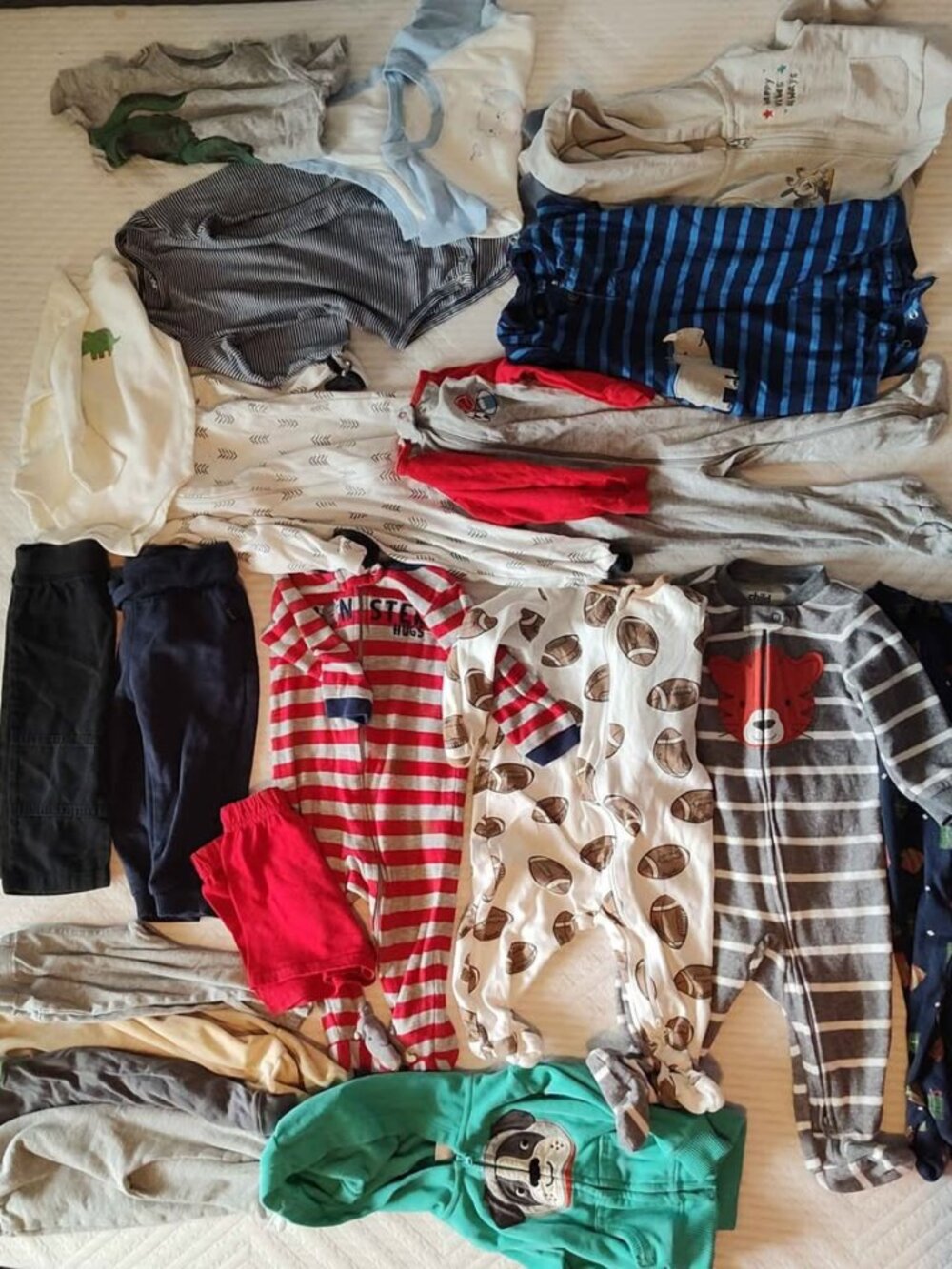 20pcs large Baby Boy Clothing Bundle set assortment 6-9M